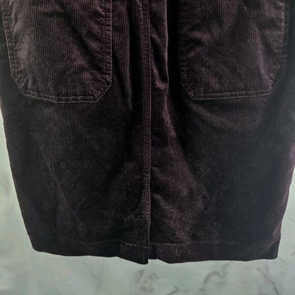 Anthropologie Skirt Womens XS Burgundy Purple Red Corduroy Maeve Colette - Picture 6 of 10